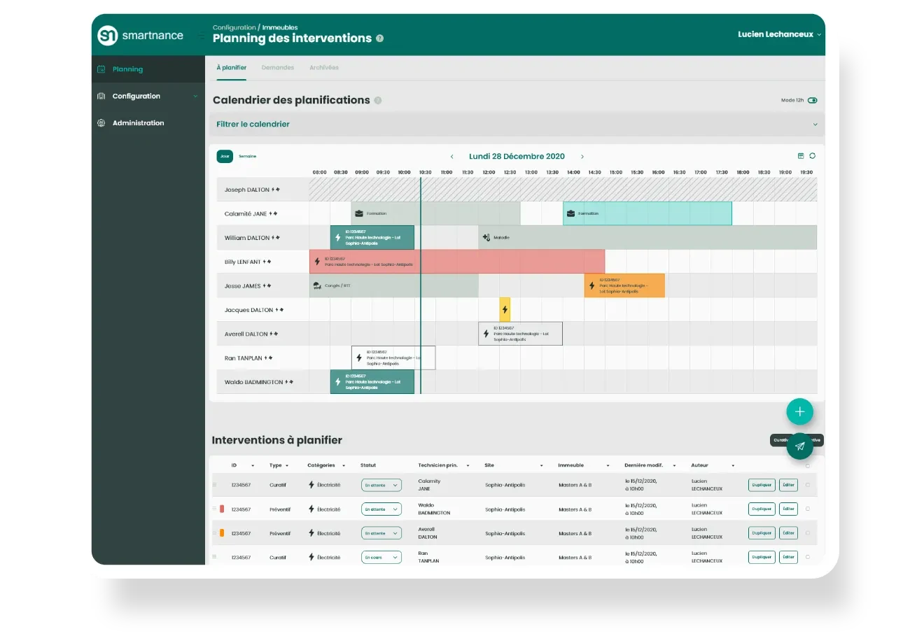 Smartnance : visuel du projet